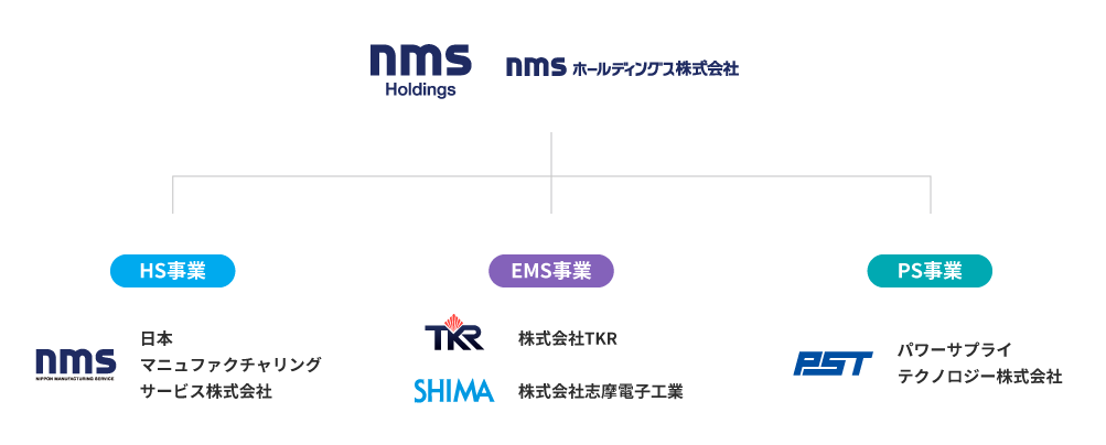 ｎｍｓ ホールディングスグループの構造